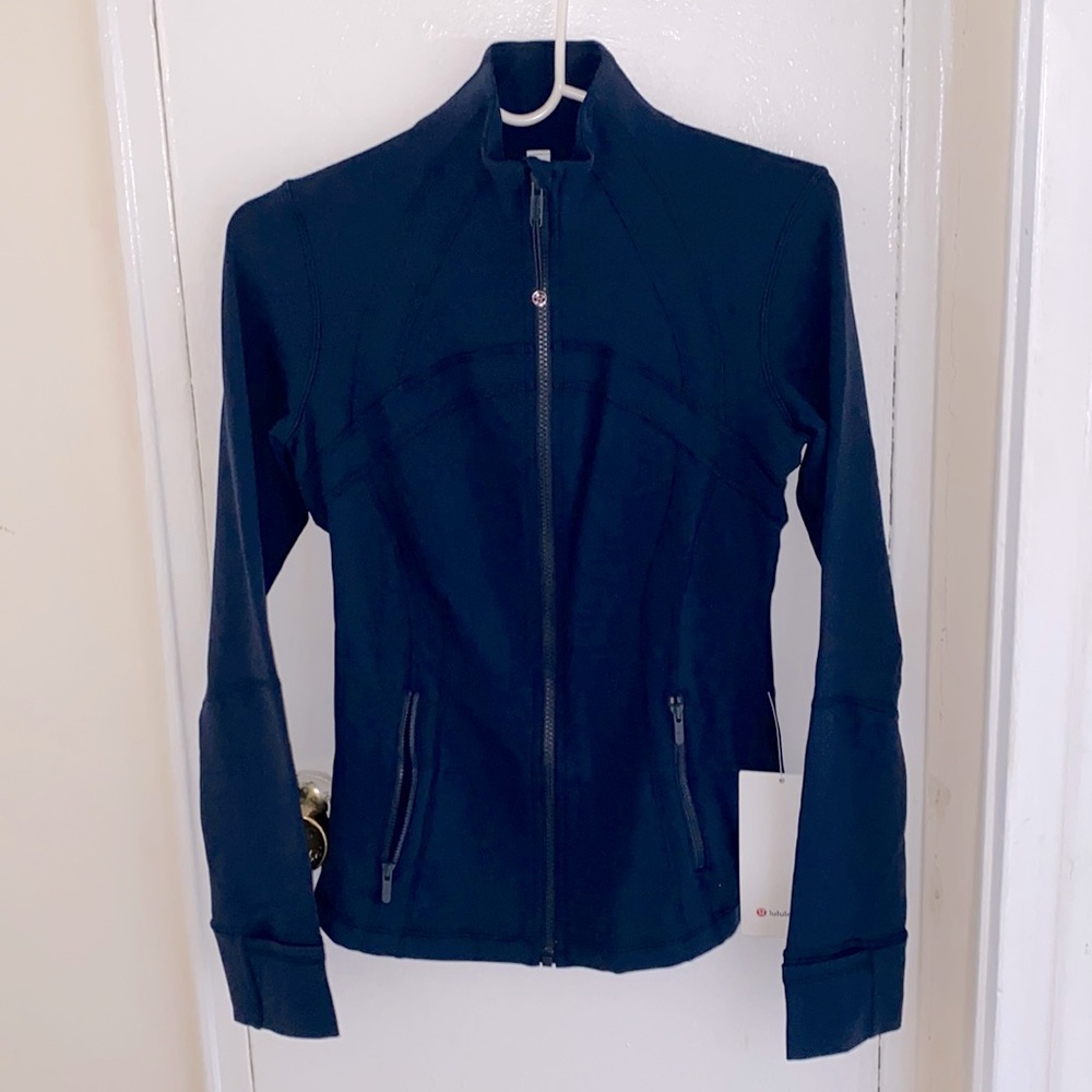 COPY - NWT LULULEMON DEFINE JACKET “LUON” NAVY BLUE W/THUMBHOLE + INNER POCKET …